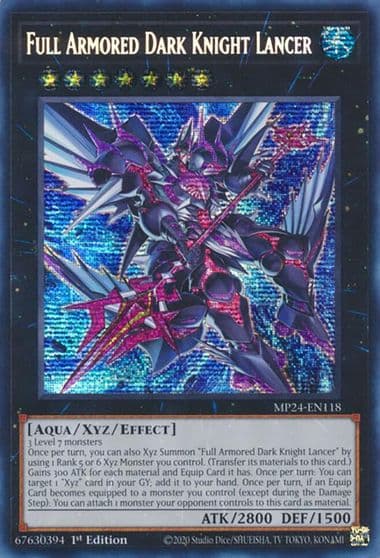 Full Armored Dark Knight Lancer 25th Anniversary Tin: Dueling Mirrors Yu-Gi-Oh! card