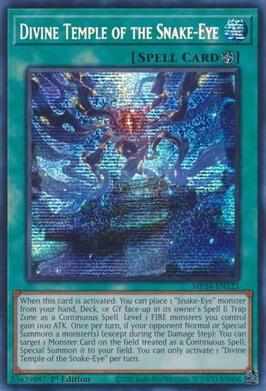 Divine Temple of the Snake Eye 25th Anniversary Tin: Dueling Mirrors Yu-Gi-Oh! card