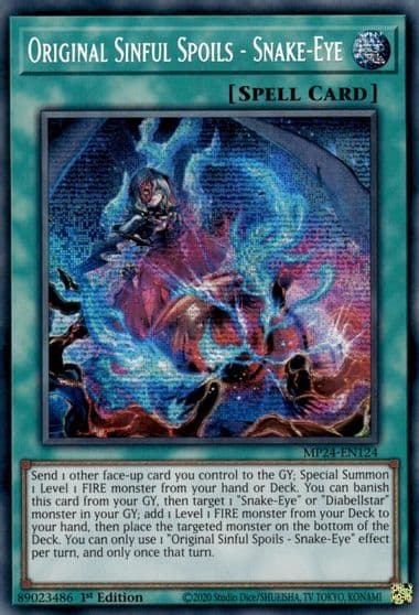 Original Sinful Spoils Snake Eye 25th Anniversary Tin: Dueling Mirrors Yu-Gi-Oh! card