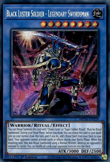 Black Luster Soldier Legendary Swordsman 25th Anniversary Tin: Dueling Mirrors Yu-Gi-Oh! card