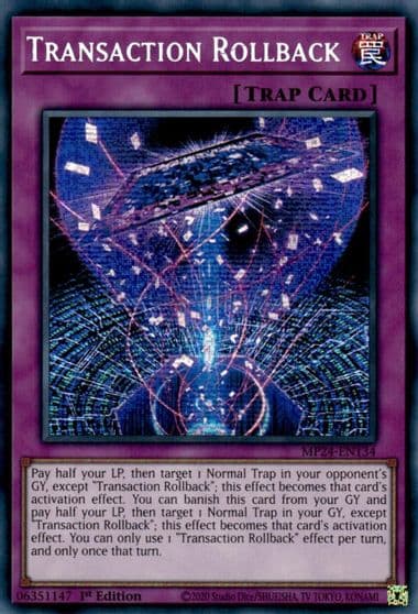 Transaction Rollback 25th Anniversary Tin: Dueling Mirrors Yu-Gi-Oh! card
