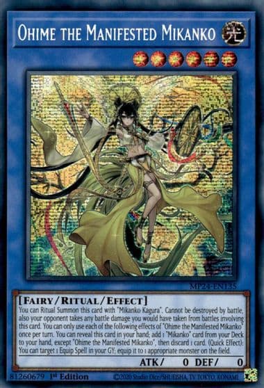 Ohime the Manifested Mikanko 25th Anniversary Tin: Dueling Mirrors Yu-Gi-Oh! card