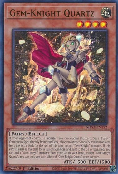 Gem Knight Quartz 25th Anniversary Tin: Dueling Mirrors Yu-Gi-Oh! card