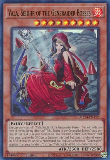 Vala Seidhr of the Generaider Bosses 25th Anniversary Tin: Dueling Mirrors Yu-Gi-Oh! card