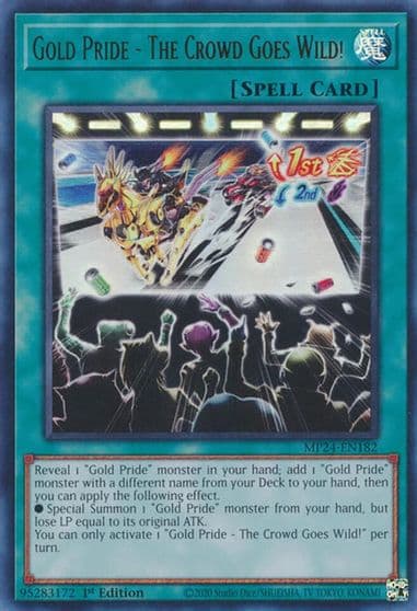 Gold Pride The Crowd Goes Wild 25th Anniversary Tin: Dueling Mirrors Yu-Gi-Oh! card