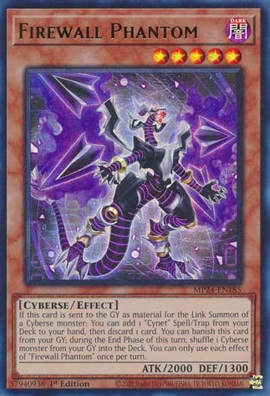 Firewall Phantom 25th Anniversary Tin: Dueling Mirrors Yu-Gi-Oh! card
