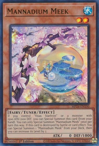 Mannadium Meek 25th Anniversary Tin: Dueling Mirrors Yu-Gi-Oh! card