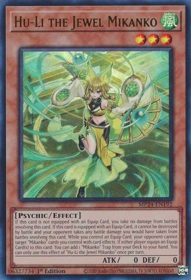 Hu Li the Jewel Mikanko 25th Anniversary Tin: Dueling Mirrors Yu-Gi-Oh! card