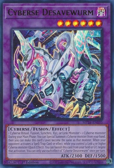 Cyberse Desavewurm 25th Anniversary Tin: Dueling Mirrors Yu-Gi-Oh! card