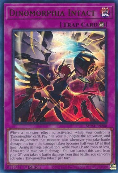 Dinomorphia Intact 25th Anniversary Tin: Dueling Mirrors Yu-Gi-Oh! card