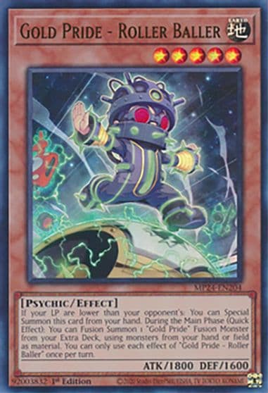 Gold Pride Roller Baller 25th Anniversary Tin: Dueling Mirrors Yu-Gi-Oh! card