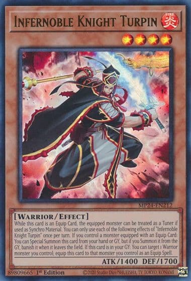 Infernoble Knight Turpin 25th Anniversary Tin: Dueling Mirrors Yu-Gi-Oh! card
