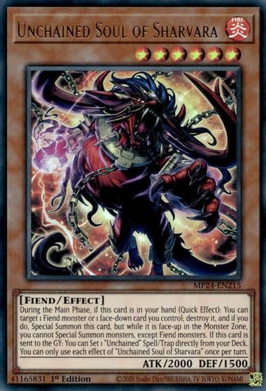 Unchained Soul of Sharvara 25th Anniversary Tin: Dueling Mirrors Yu-Gi-Oh! card