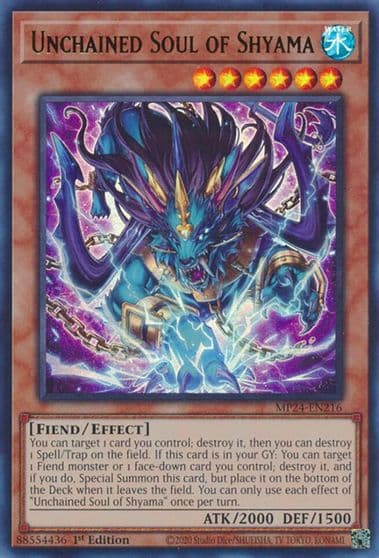 Unchained Soul of Shyama 25th Anniversary Tin: Dueling Mirrors Yu-Gi-Oh! card