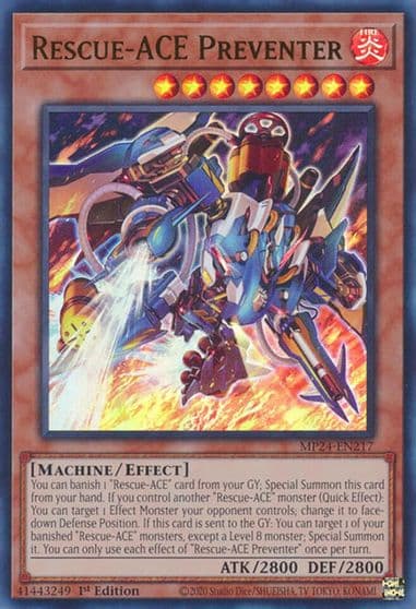 Rescue ACE Preventer 25th Anniversary Tin: Dueling Mirrors Yu-Gi-Oh! card