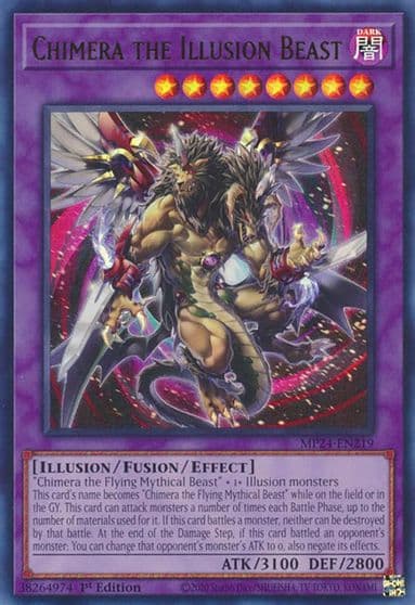 Chimera the Illusion Beast 25th Anniversary Tin: Dueling Mirrors Yu-Gi-Oh! card