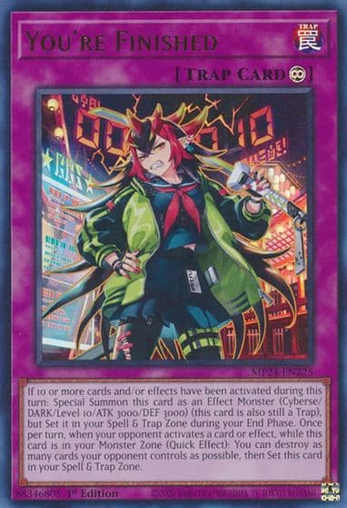 Youre Finished 25th Anniversary Tin: Dueling Mirrors Yu-Gi-Oh! card
