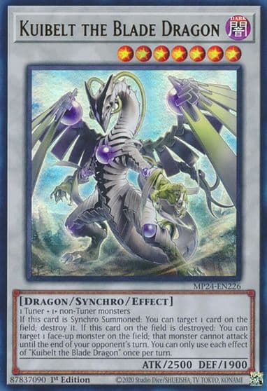 Kuibelt the Blade Dragon 25th Anniversary Tin: Dueling Mirrors Yu-Gi-Oh! card