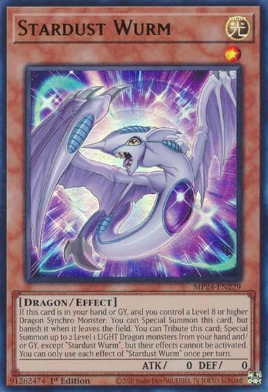 Stardust Wurm 25th Anniversary Tin: Dueling Mirrors Yu-Gi-Oh! card