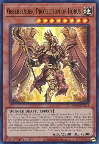 Qebehsenuef Protection of Horus 25th Anniversary Tin: Dueling Mirrors Yu-Gi-Oh! card