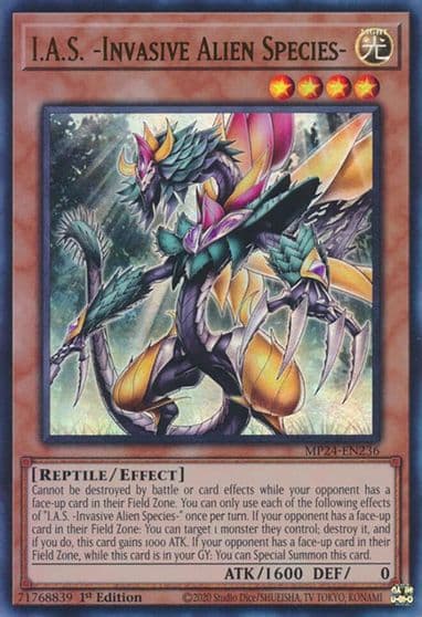 IAS Invasive Alien Species 25th Anniversary Tin: Dueling Mirrors Yu-Gi-Oh! card