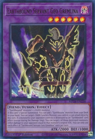 Earthbound Servant Geo Gremlina 25th Anniversary Tin: Dueling Mirrors Yu-Gi-Oh! card