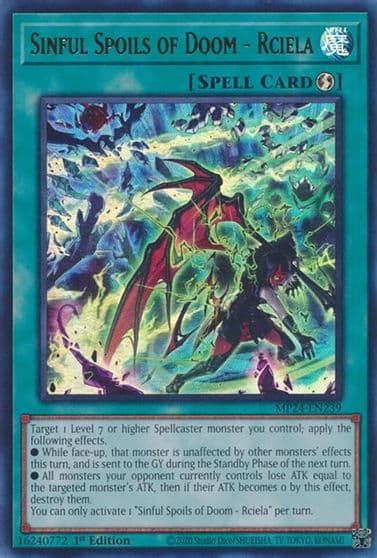 Sinful Spoils of Doom Rciela 25th Anniversary Tin: Dueling Mirrors Yu-Gi-Oh! card