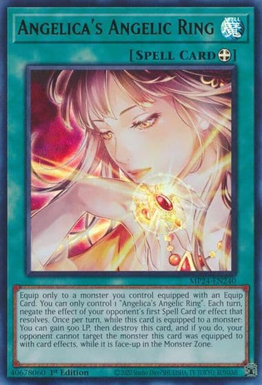 Angelicas Angelic Ring 25th Anniversary Tin: Dueling Mirrors Yu-Gi-Oh! card