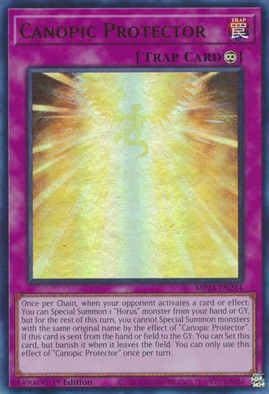 Canopic Protector 25th Anniversary Tin: Dueling Mirrors Yu-Gi-Oh! card