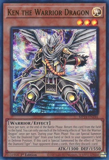 Ken the Warrior Dragon 25th Anniversary Tin: Dueling Mirrors Yu-Gi-Oh! card
