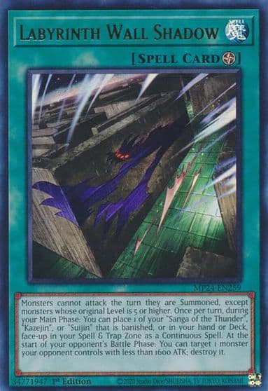 Labyrinth Wall Shadow 25th Anniversary Tin: Dueling Mirrors Yu-Gi-Oh! card