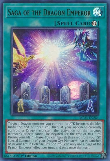 Saga of the Dragon Emperor 25th Anniversary Tin: Dueling Mirrors Yu-Gi-Oh! card
