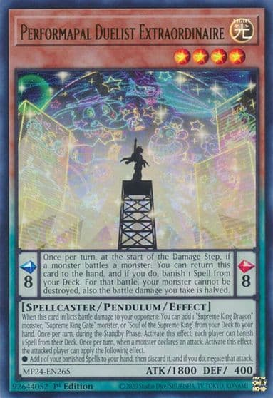Performapal Duelist Extraordinaire 25th Anniversary Tin: Dueling Mirrors Yu-Gi-Oh! card