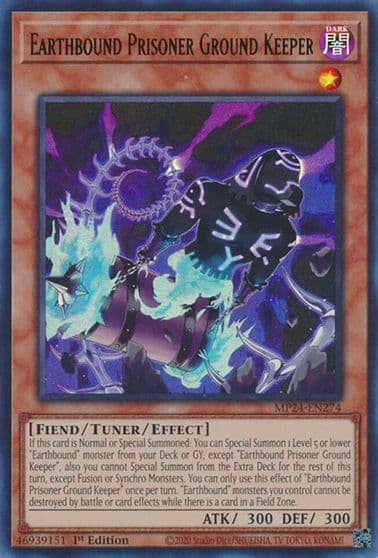 Earthbound Prisoner Ground Keeper 25th Anniversary Tin: Dueling Mirrors Yu-Gi-Oh! card