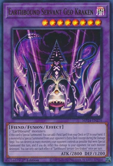 Earthbound Servant Geo Kraken 25th Anniversary Tin: Dueling Mirrors Yu-Gi-Oh! card