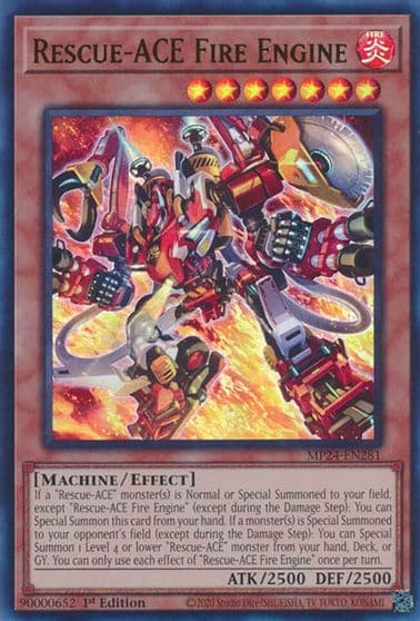 Rescue ACE Fire Engine 25th Anniversary Tin: Dueling Mirrors Yu-Gi-Oh! card