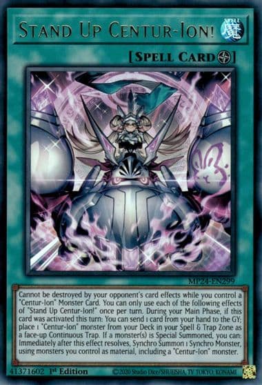 Stand Up Centur Ion 25th Anniversary Tin: Dueling Mirrors Yu-Gi-Oh! card