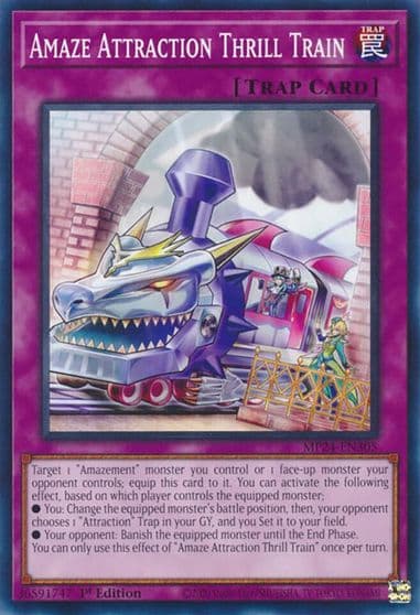 Amaze Attraction Thrill Train 25th Anniversary Tin: Dueling Mirrors Yu-Gi-Oh! card