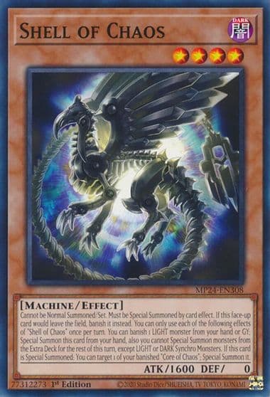 Shell of Chaos 25th Anniversary Tin: Dueling Mirrors Yu-Gi-Oh! card
