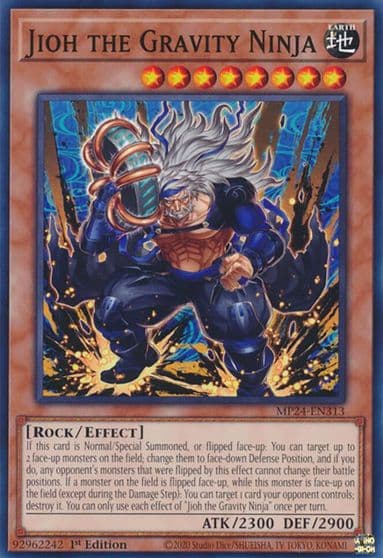 Jioh the Gravity Ninja 25th Anniversary Tin: Dueling Mirrors Yu-Gi-Oh! card