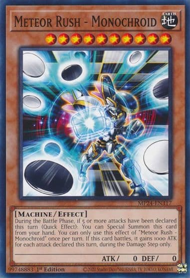 Meteor Rush Monochroid 25th Anniversary Tin: Dueling Mirrors Yu-Gi-Oh! card