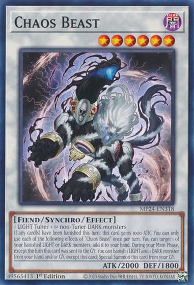 Chaos Beast 25th Anniversary Tin: Dueling Mirrors Yu-Gi-Oh! card