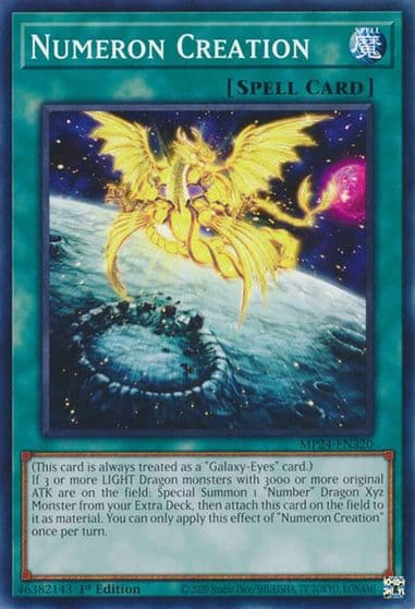 Numeron Creation 25th Anniversary Tin: Dueling Mirrors Yu-Gi-Oh! card