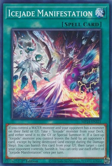 Icejade Manifestation 25th Anniversary Tin: Dueling Mirrors Yu-Gi-Oh! card