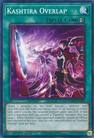 Kashtira Overlap 25th Anniversary Tin: Dueling Mirrors Yu-Gi-Oh! card