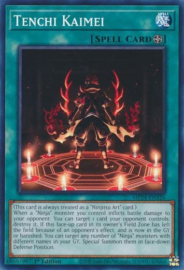 Tenchi Kaimei 25th Anniversary Tin: Dueling Mirrors Yu-Gi-Oh! card