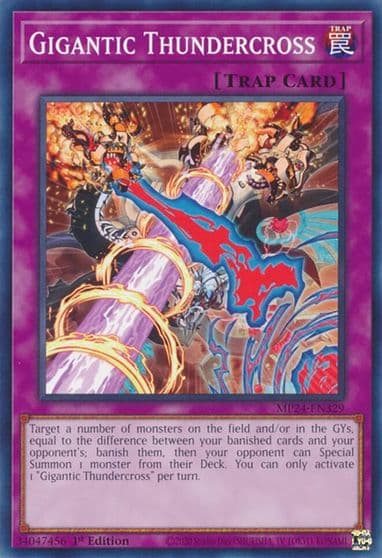 Gigantic Thundercross 25th Anniversary Tin: Dueling Mirrors Yu-Gi-Oh! card