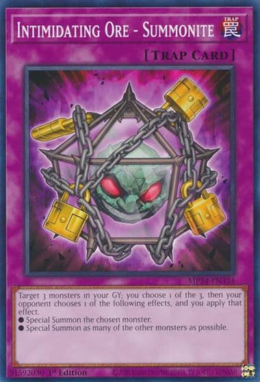 Intimidating Ore Summonite 25th Anniversary Tin: Dueling Mirrors Yu-Gi-Oh! card