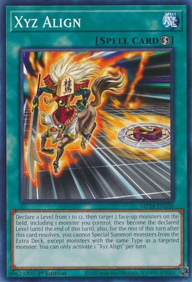 Xyz Align 25th Anniversary Tin: Dueling Mirrors Yu-Gi-Oh! card