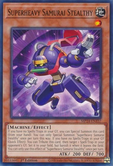 Superheavy Samurai Stealthy 25th Anniversary Tin: Dueling Mirrors Yu-Gi-Oh! card
